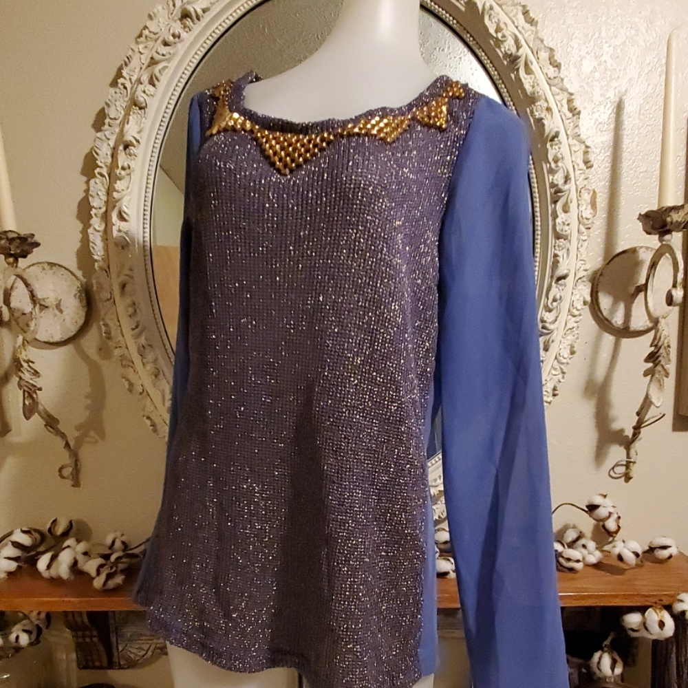 Marineblu shirt. #60